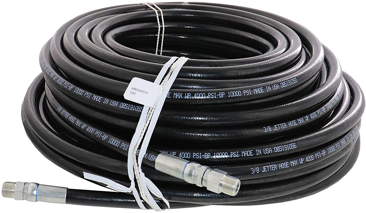 3/8x500ft Power Line Sewer Jetting Hose Assy
