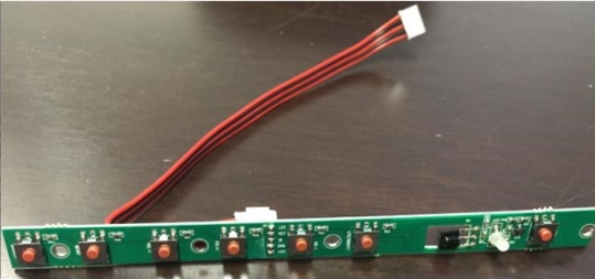 Button circuit board for 10" control Station