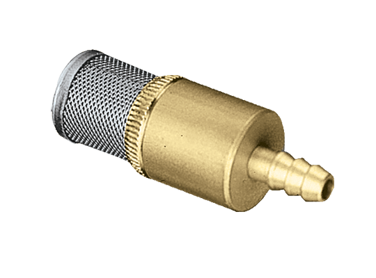 CHEMICAL FILTER SS/BRASS 400 MICRON 6MM HOSE BARB